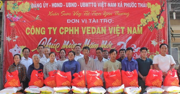 Vedan Việt Nam trao tặng hơn 1 000 phần quà Tết cho người nghèo