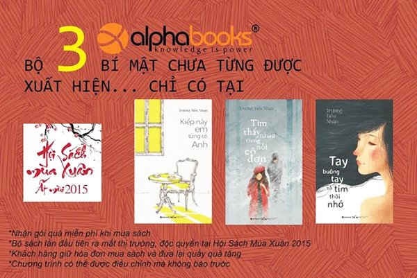 Bộ 3 bí mật chưa từng được xuất hiện … chỉ có tại “Hội sách mùa Xuân 2015”