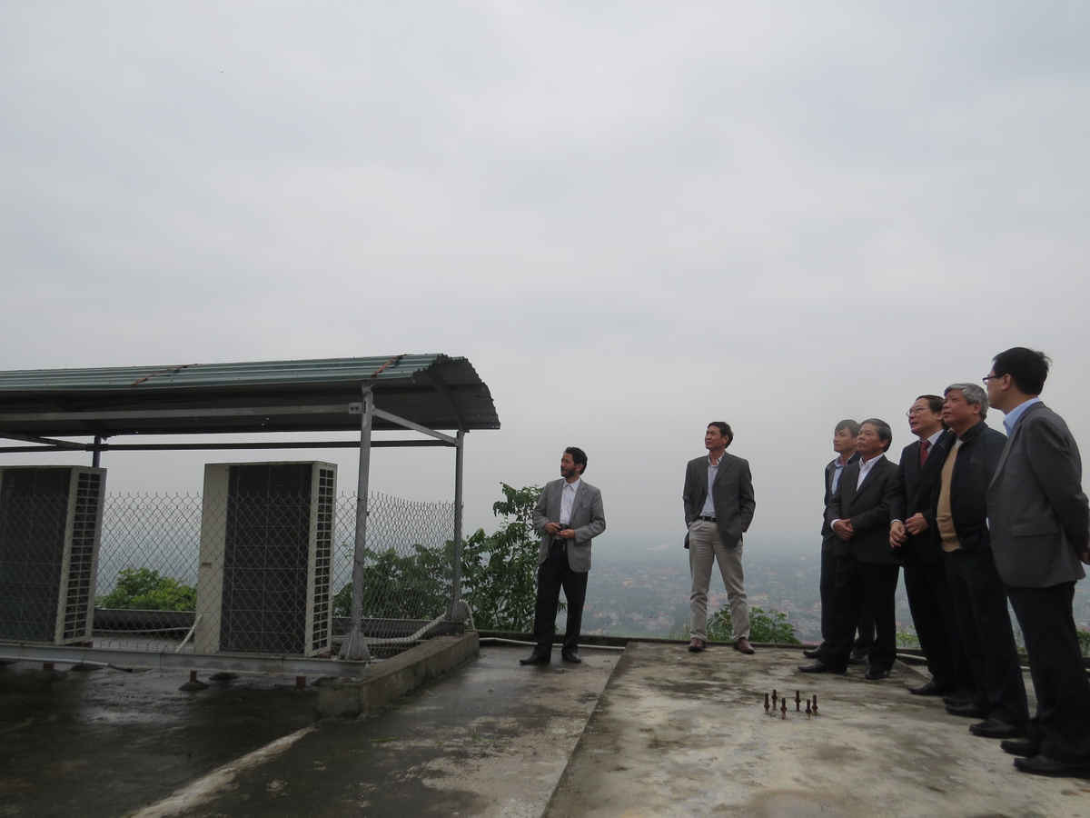 Đoàn công tác Bộ TN&MT thăm đồi thiên văn Phù Liễn, quận Kiến An, TP Hải Phòng 