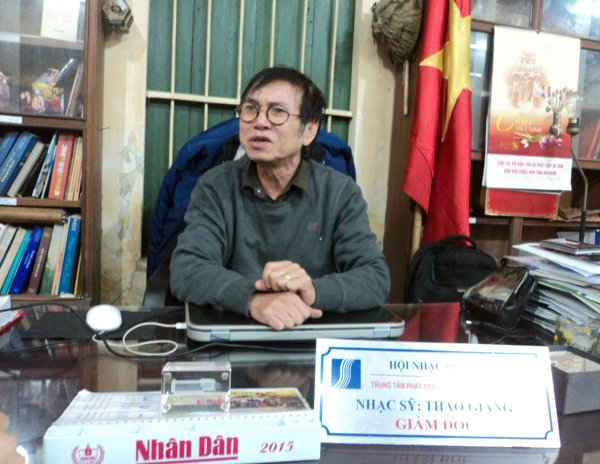 Nhạc sỹ Thao Giang trả lời phỏng vấn baotainguyenmoitruong.vn
