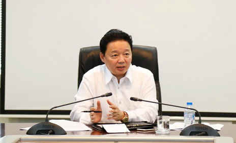 Thứ trưởng Bộ TN&MT Trần Hồng Hà chủ trì buổi làm việc với Tổng cục Quản lý đất đai 