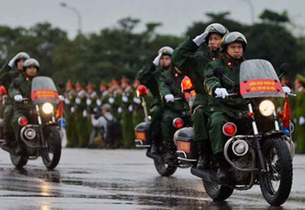 Lực lượng Cảnh sát Quân sự Hà Nội xuất quân