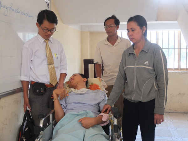 NLĐ Vũ Văn Dũng (phường Tân Mai, TP Biên Hòa, Đồng Nai) bị điện giật trong quá trình lao động, vừa được TAND tỉnh Đồng Nai tuyên thắng kiện.