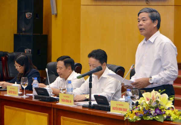 Bộ trưởng Nguyễn Minh Quang phát biểu tại Hội nghị sơ kết công tác quý I/2015