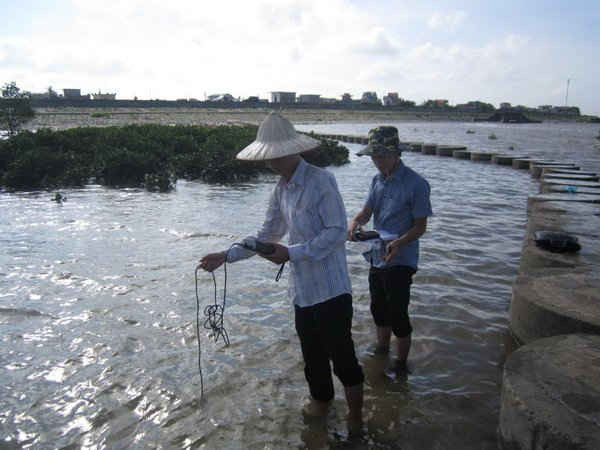Khu  sát môi trường nước tại xã Nam Thịnh, huyện Tiền Hải, tỉnh Thái Bình 