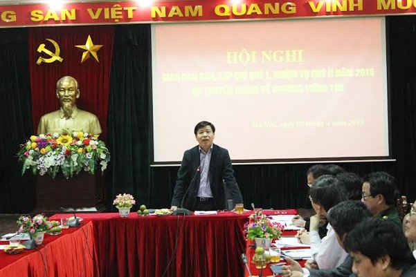 Thứ trưởng, Phó Chủ nhiệm UBDT Lê Sơn Hải phát biểu chỉ đạo Hội nghị
