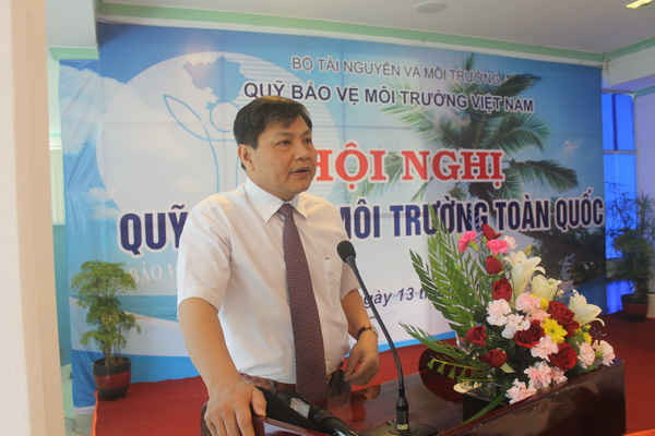 Ông Nguyễn Nam Phương - Giám đốc Quỹ Bảo vệ môi trường Việt Nam phát biểu