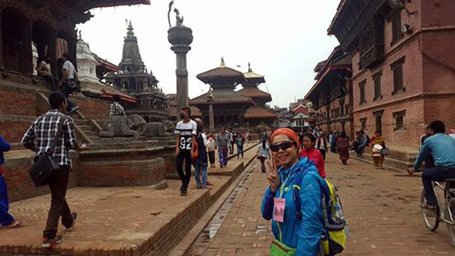 Chị Chi và nhóm bạn sang Nepal du lịch từ ngày 22/4