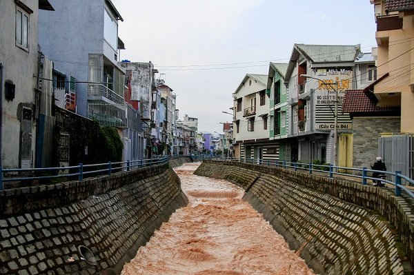 Suối Phan Đình Phùng, nơi chị Duyên Anh không may bị lũ cuốn trôi - ảnh: Báo Lâm Đồng
