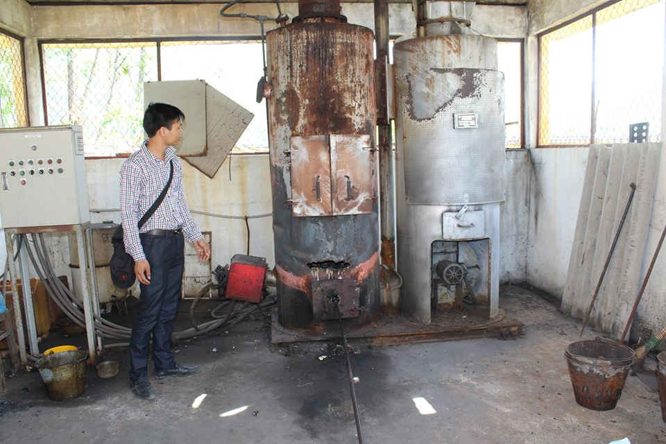 Lò đốt chất thải rắn của Bệnh viện Đa khoa tỉnh Sơn La hiện đã xuống cấp nghiêm trọng  