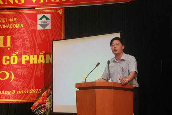 Tổng giám đốc VVMI Trần Hải Bình giời thiệu về tiềm năng của VVMI tới bạn hàng