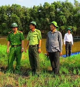 Đoàn kiểm tra UBND tỉnh Đồng Tháp vừa đến kiểm ta công tác PCCC tại Vườn Quốc gia Tràm Chim