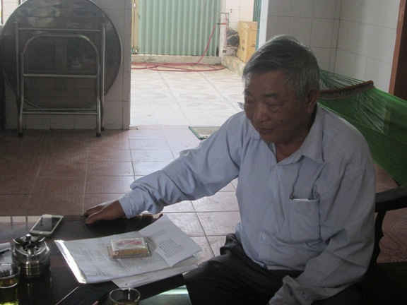 Ông Nguyễn Trọng Dũng tại buổi làm việc với phóng viên