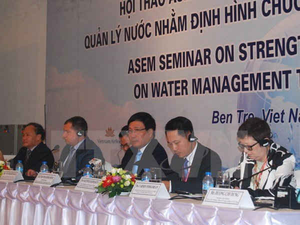 Phó Thủ tướng Phạm Bình Minh tham dự Hội thảo ASEM về quản lý nước
