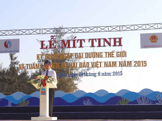 Thứ trưởng Chu Phạm Ngọc Hiển phát biểu tại buổi lễ