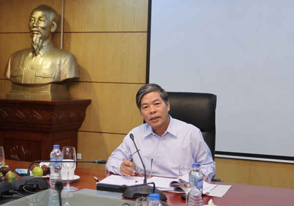 Bộ trưởng Nguyễn Minh Quang phát biểu chỉ đạo