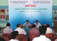Họp báo giới thiệu "Tuần lễ Môi trường Du lịch xanh Kiên Giang 2015"