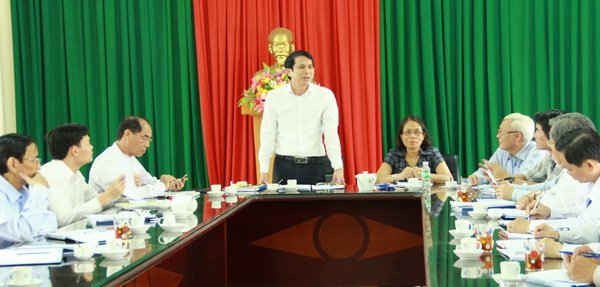 Thứ trưởng Bộ GD&ĐT Phạm Mạnh Hùng làm việc với UBND tỉnh Đắk Lắk và các sở, ban ngành có liên quan.