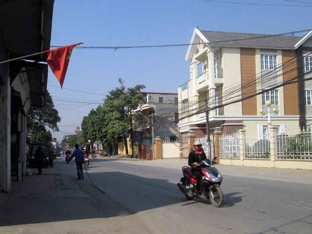 Một khu dân cư hiện hữu ở phường Thành Tô 