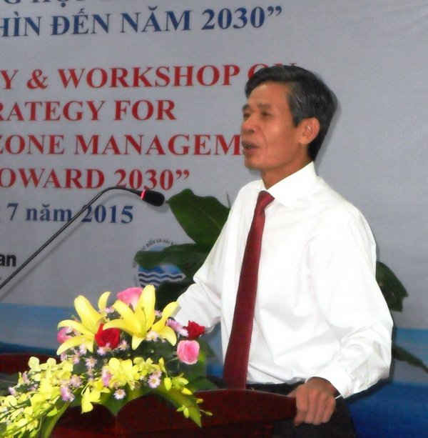 Thứ trưởng Bộ TN&MT Chu Phạm Ngọc Hiển phát biểu tại Hội nghị 