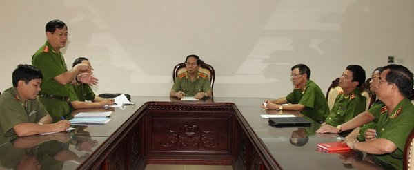 Bộ trưởng Trần Đại Quang chỉ đạo điều tra vụ thảm sát 4 người trong một gia đình tại Nghệ An - Ảnh: Mps.gov.vn 