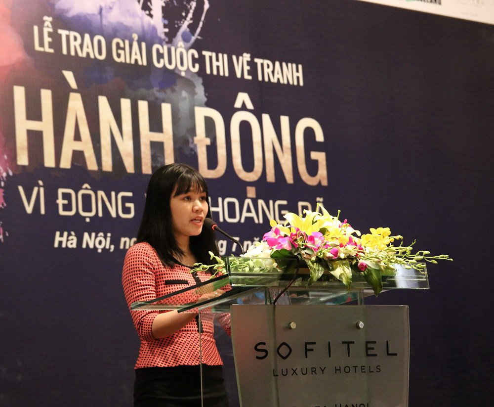 Bà Bùi Thị Hà, Phó Giám đốc Trung tâm Giáo dục thiên nhiên (ENV)