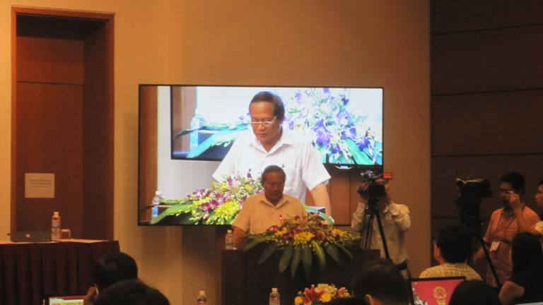 Ông Trương Minh Tuấn, Thứ trưởng Bộ Thông tin và Truyền thông phát biểu khai mạc