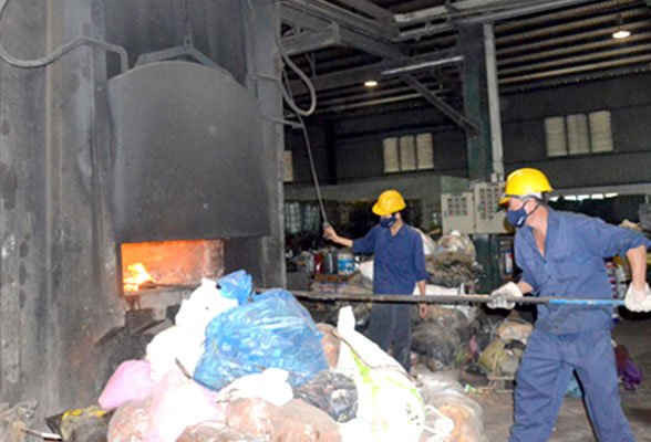Xử lý chất thải nguy hại tại Cty Sao Việt