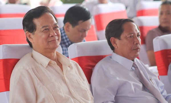 Thủ tướng Chính phủ Nguyễn Tấn Dũng tới dự Lễ khởi công dự án 