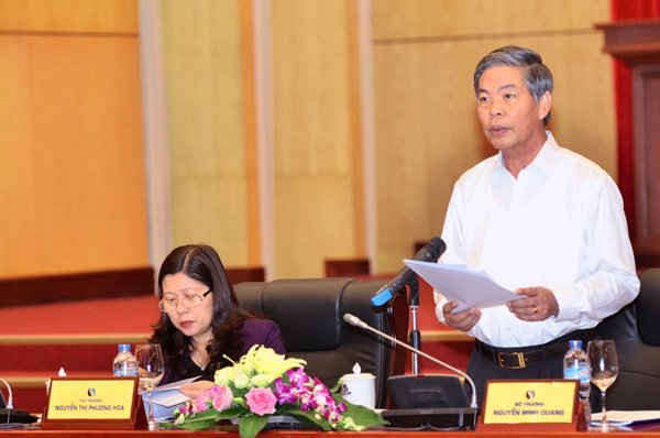 Bộ trưởng Bộ TN&MT Nguyễn Minh Quang phát biểu khai mạc Hội nghị sáng 11/9 tại Hà Nội