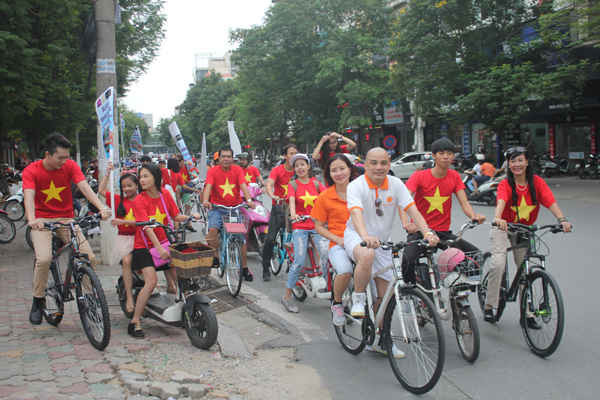 CLB sẽ đạp xe qua một số tuyến đường chính của Hà Nội như Thái Hà, Nguyễn Lương Bằng, Cầu Giấy, Chùa Bộc,...