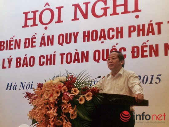 Thứ trưởng Bộ Thông tin và Truyền thông Trương Minh Tuấn công bố Quy hoạch báo chí đến năm 2025