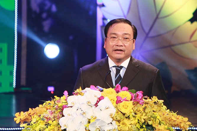 Phó Thủ tướng Hoàng Trung Hải phát biểu tại buổi lễ