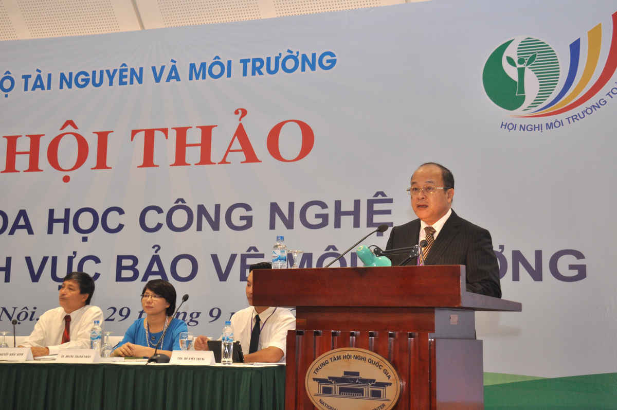 Phó Tổng cục trưởng Nguyễn Thế Đồng phát biểu khai mạc hội thảo