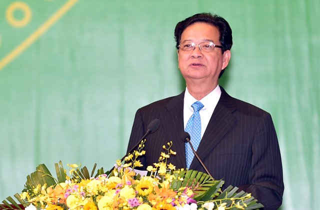 Thủ tướng Nguyễn Tấn Dũng nhấn mạnh, bảo vệ môi trường vừa là mục tiêu vừa là nội dung cơ bản của phát triển bền vững.