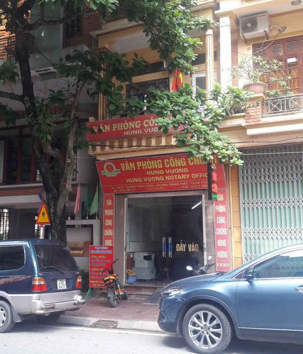 Văn phòng công chứng Hùng Vương, tại thị xã Phúc Yên