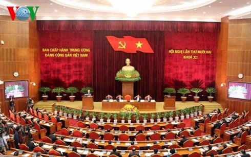 Toàn cảnh phiên khai mạc Hội nghị lần thứ 12 BCH Trung ương Đảng khóa XI