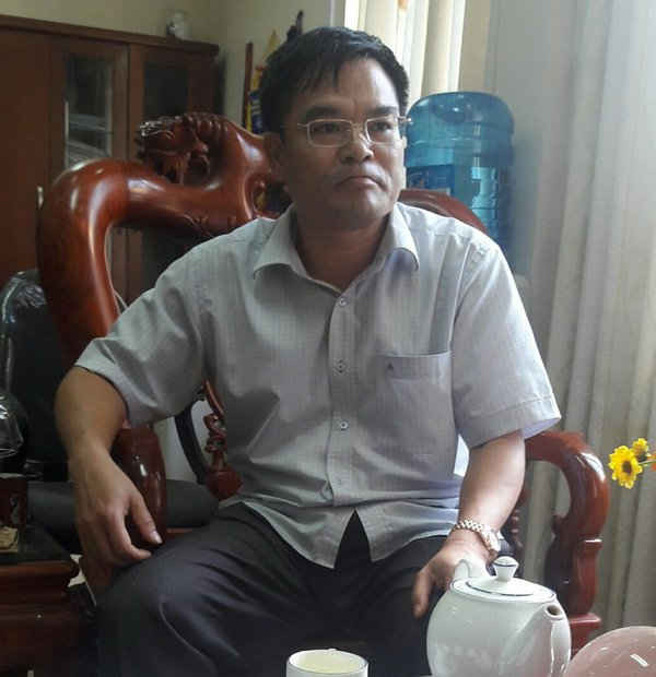 Chủ tịch UBND TP Lạng Sơn, ông Bùi Văn Côi trao đổi với PV Báo Tài nguyên & Môi trường 