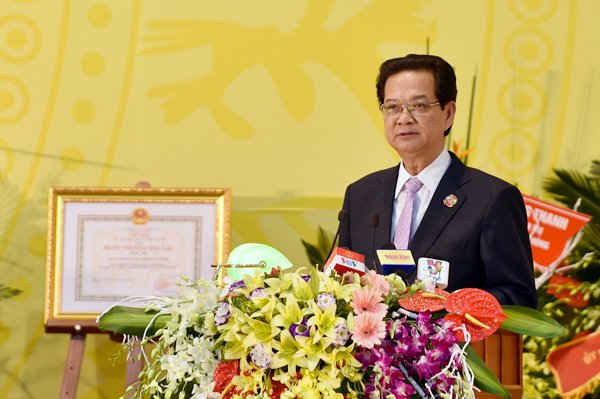 Thủ tướng Nguyễn Tấn Dũng phát biểu chỉ đạo tại Đại hội