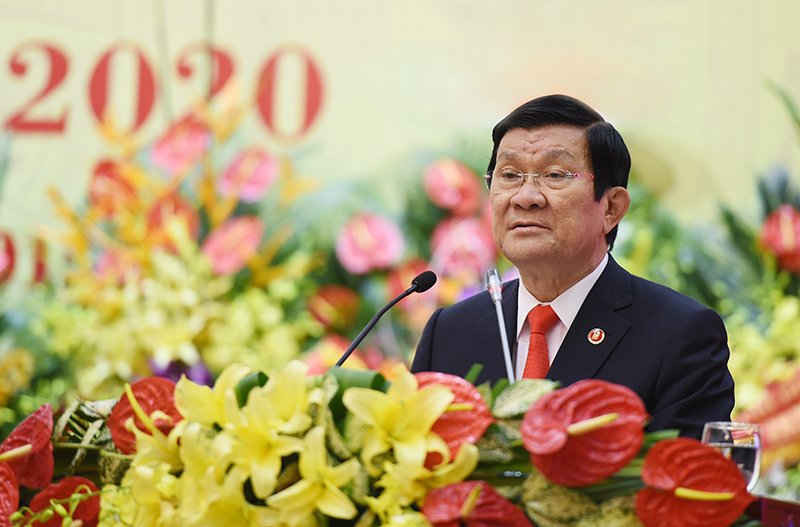 Chủ tịch nước Trương Tấn Sang phát biểu chỉ đạo Đại hội