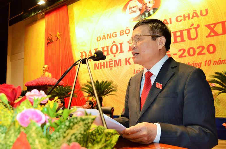 Ông Nguyễn Khắc Chử tái đắc cử Bí thư Tỉnh ủy Lai Châu nhiệm kỳ 2015-2020