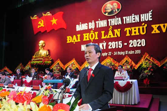 Khai mạc Đại hội Đảng bộ tỉnh Thừa Thiên Huế nhiệm kỳ 2015-2020