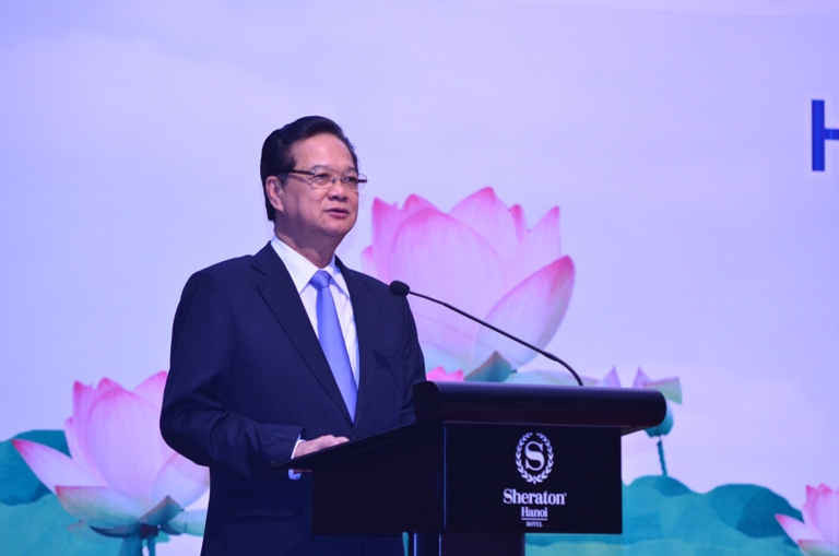 Thủ tướng Chính phủ Nguyễn Tấn Dũng phát biểu tại Hội nghị 