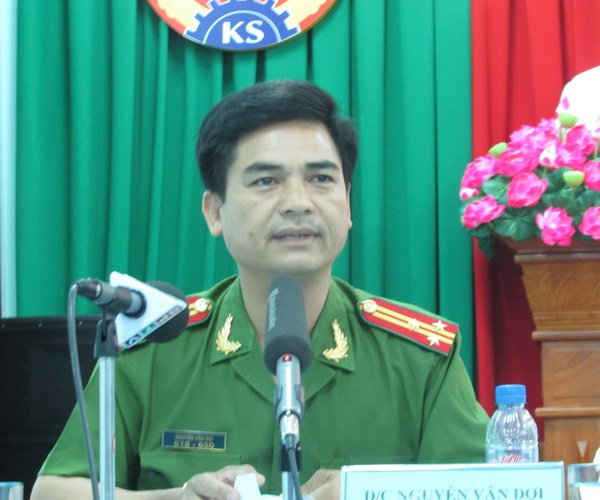 Thượng tá Nguyễn Văn Đợi, Phó Thủ trưởng Cơ quan Cảnh sát điều tra Công an tỉnh Bình Phước 