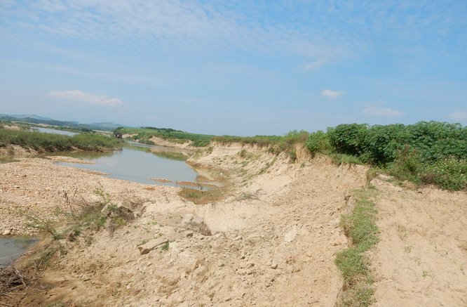Sau khi Báo TN&MT phản ánh, hiện tượng khai thác cát trái phép tại xã Nghĩa Thịnh đã chấm dứt