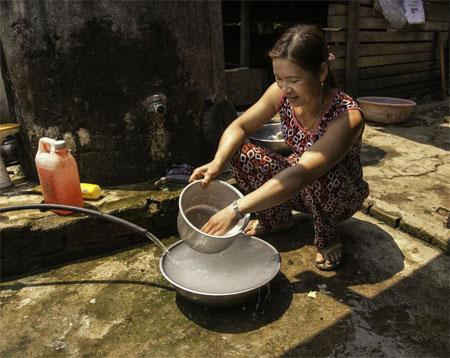 Người dân Quảng Nam sử dụng nước sạch