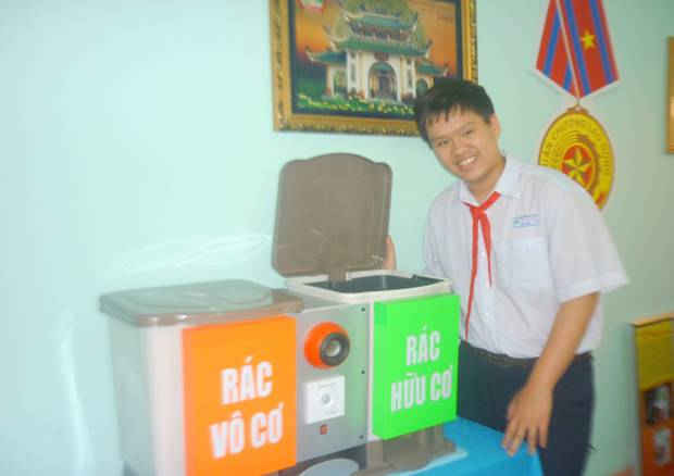 Em Nguyễn Viết Gia Khải, học sinh lớp 9/7, trường THCS Chu Văn An, TP. Đà Nẵng