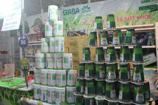 Sản phẩm cốm gạo mầm rong biển và thức uống dinh dưỡng Gaba - HGH của công ty TNHH TM&DV GABAnature