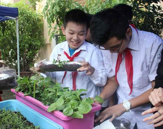 Dự án “Farm to School” – Từ nông trại tới trường học hướng dẫn học sinh tạo khu vườn xanh ngay trong khuôn viên trường