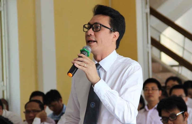 Luật sư Nguyễn Văn Quynh - Đoàn Luật sư TP Hà Nội bào chữa cho bị cáo Trịnh Hồng Phượng
